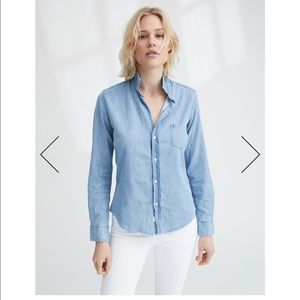 Frank &Eileen denim button down shirt size xs